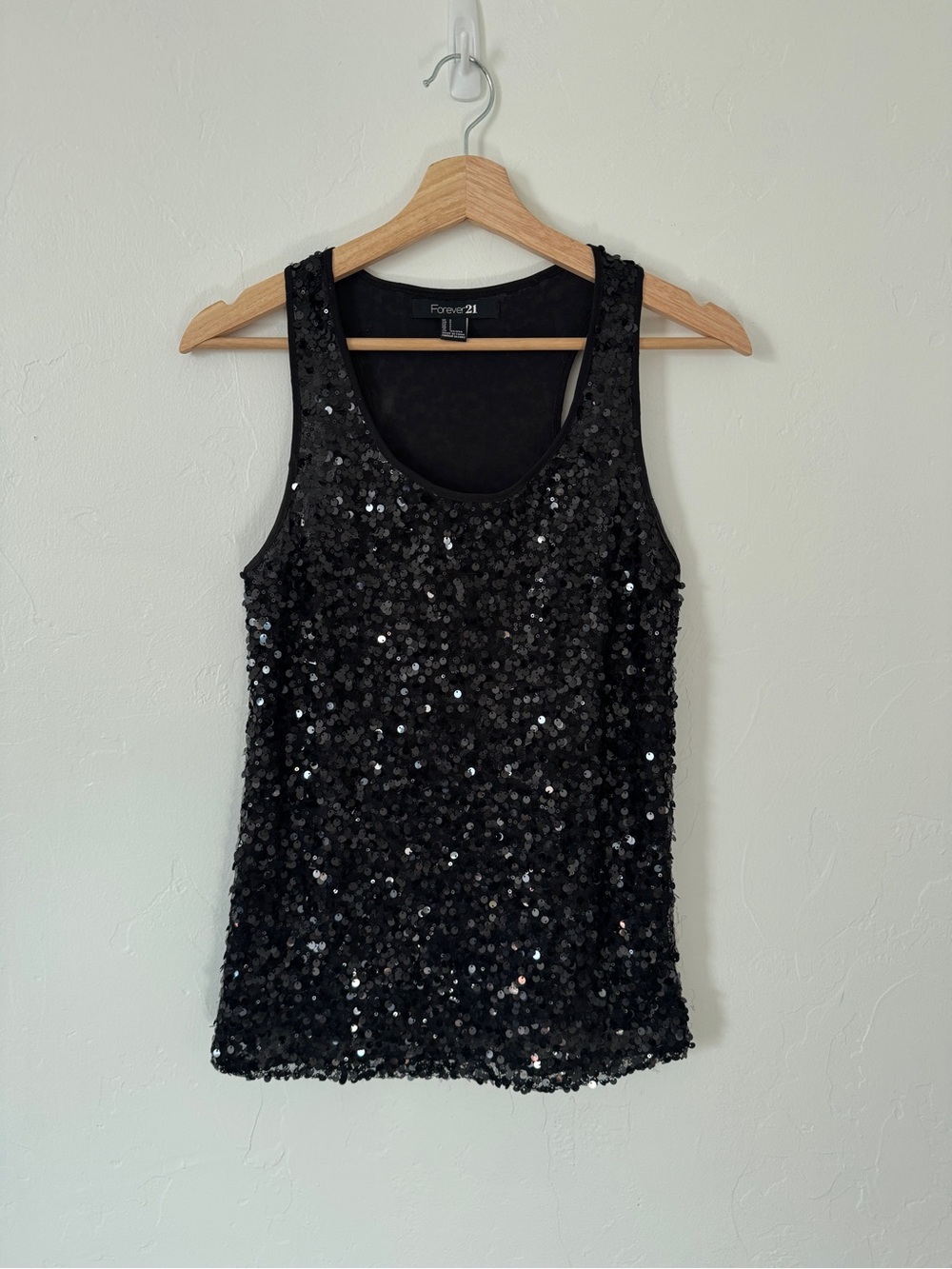 Forever 21 Black Sequin Tank